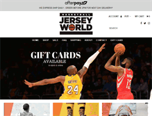 Tablet Screenshot of basketballjerseyworld.com